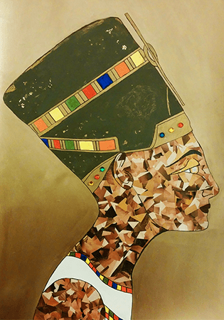 The Queen Art Print by Melissa Morgan Whiz